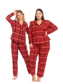 Pyžamo Moraj PDD7200-002 dlouhé/r 2XL-3XL pruhované