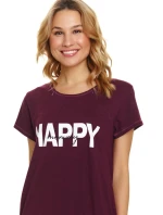 Dámská těhotenská košile 9504 wine - Doctornap Dámská těhotenská košile 9504 wine - Doctornap