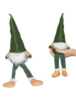 DEKORATIVNÍ TRPASLÍK 30+15CM ZELENÝ