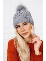 Čepice K165 tmavě šedá