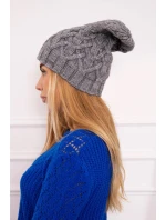 Fleecová čepice Sonia K201 tmavě šedá Fleecová čepice Sonia K201 tmavě šedá