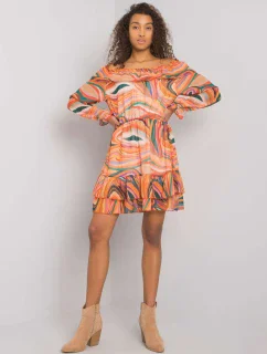 Šaty DHJ SK 15015 1.48P oranžová