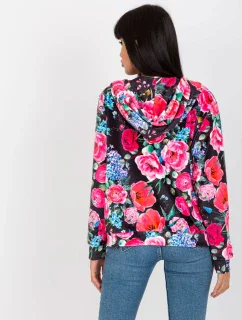 Mikina RV BL 8118.89 černá a růžová