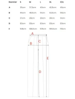 S418 Kalhoty s laclem - khaki barva