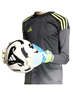 Dětské brankářské rukavice adidas Predator Training bílé, žluté a modré KA7793 Dětské brankářské rukavice adidas Predator Training bílé, žluté a modré KA7793