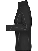 Daiber JN 596 Dámská strukturovaná fleecová bunda 02.0596 black/carbon Daiber JN 596 Dámská strukturovaná fleecová bunda 02.0596 black/carbon