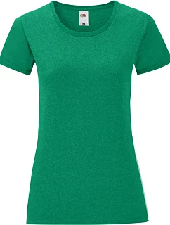 Fruit of the Loom Lady-Fit Iconic 150 T Dámské tričko 16.1432 heather green