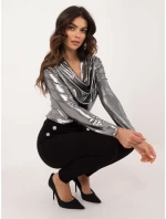 Halenka DHJ BZ 15268.30 černá a stříbrná Halenka DHJ BZ 15268.30 černá a stříbrná