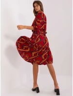 LK SK 507496 šaty.27P kaštanová