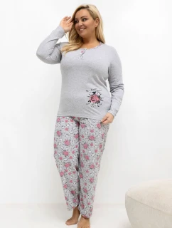 ~Piżama Plus Size model 221194 Forever Pink