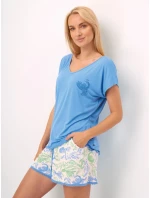 Pyžamo Key LNS 556 A25 cr/r bamboo S-XL Pyžamo Key LNS 556 A25 cr/r bamboo S-XL