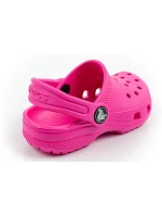 Dětské sandály Crocs Classic Clog T, růžové, pohodlné, módní Dětské sandály Crocs Classic Clog T, růžové, pohodlné, módní