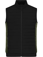 Daiber JN 1864 Pánská vesta s podšívkou 02.1864 black/olive melange Daiber JN 1864 Pánská vesta s podšívkou 02.1864 black/olive melange
