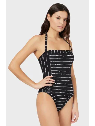 Dámské jednodílné plavky 262443 1P310 65820 černá - Emporio Armani Dámské jednodílné plavky 262443 1P310 65820 černá - Emporio Armani
