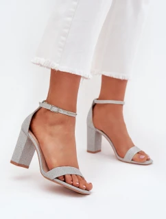 Sandály na podpatku model 215641 Step in style