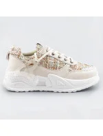 Béžové dámské sportovní boty (7003) Béžové dámské sportovní boty (7003)