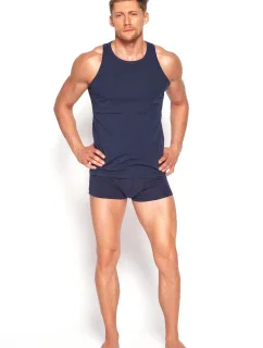 Pánský nátělník 18732 Brass blue - HENDERSON