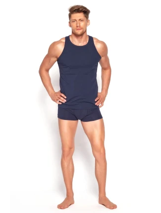 Pánský nátělník 18732 Brass blue - HENDERSON