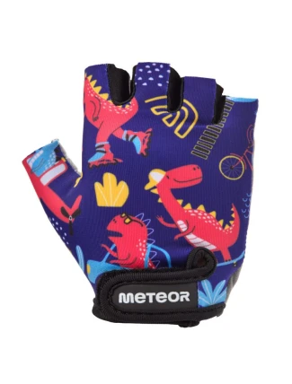 Cyklistické rukavice Meteor Kids Dino cars Jr 17390 velikost S Cyklistické rukavice Meteor Kids Dino cars Jr 17390 velikost S