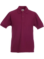Fruit of the Loom Kids 65/35 Polo Dětské piqué polo 16.3417 burgundy Fruit of the Loom Kids 65/35 Polo Dětské piqué polo 16.3417 burgundy