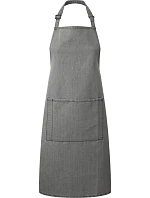 Premier PR 154 Zástěra s laclem a kapsou na břiše "Colours" 39.0154 grey denim