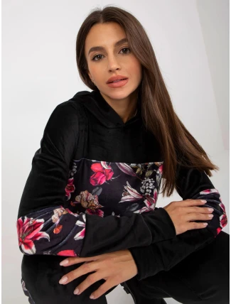 Velurová souprava RV KMPL 8234.35X černá - FPrice