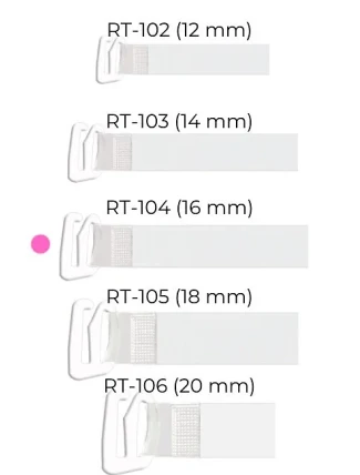 Silikonová ramínka Julimex 16mm RT 104 Silikonová ramínka Julimex 16mm RT 104