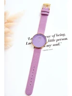 Dámské analogové Semisove hodinky bez niklu Ernest fialový