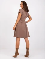 Šaty RV SK 5672.03P hnědé Šaty RV SK 5672.03P hnědé