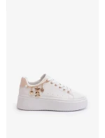 Dámské Tenisky na platformě s přívěsky, Bílá Tivissa