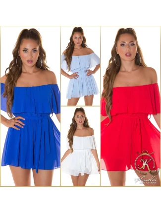 Módní kombinéza bez ramen V98112 - In-Stylefashion Módní kombinéza bez ramen V98112 - In-Stylefashion