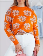 SWEET BUNNY dámský svetr oranžový FashionStreet MY2281