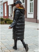 Dámský prošívaný zimní kabát s kapucí BETHANNY černý FashionStreet TY4552 Dámský prošívaný zimní kabát s kapucí BETHANNY černý FashionStreet TY4552