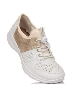 Pohodlná polobotka Rieker W L3254-80 bílá