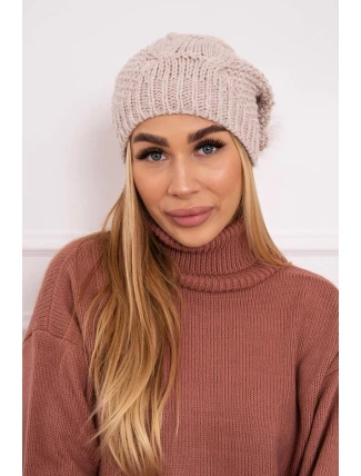 Fleecová čepice Carolina K243 béžová Fleecová čepice Carolina K243 béžová