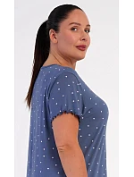 Dámská noční košile s krátkým rukávem Barbara Dámská noční košile s krátkým rukávem Barbara