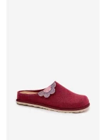 Dámské pantofle s květinou Inblu CS000043 bordó