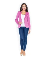 Dámské sako M085 Violet růžová - Figl