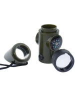 Píšťalka pro přežití Mil-Tec 6v1 - zelená 16328401