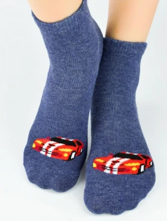 CHLAPECKÉ BAVLNĚNÉ PONOŽKY SE SILIKONEM SB009