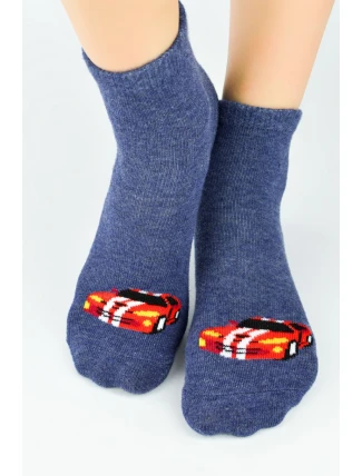 CHLAPECKÉ BAVLNĚNÉ PONOŽKY SE SILIKONEM SB009