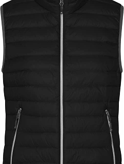 Daiber JN 1137 Dámská péřová vesta 02.1137 black/silver