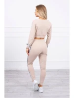 Sada s ozdobnými stuhami béžová Sada s ozdobnými stuhami béžová