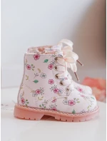 Dětské zateplené boty na zip Růžové Dolida Dětské zateplené boty na zip Růžové Dolida