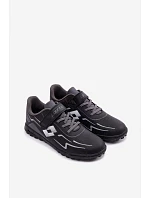 Dětské sportovní boty pro mládež LOTTO KOBALTO 2601520 Černo-Šedé