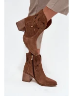 Boty na podpatku  model 222964 Step in style