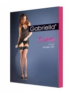 Dámské síťované samodržící punčochy Gabriella Erotica 151 641