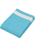 Kariban K 118 Velurová plážová osuška 20.K118 turquoise/white Kariban K 118 Velurová plážová osuška 20.K118 turquoise/white