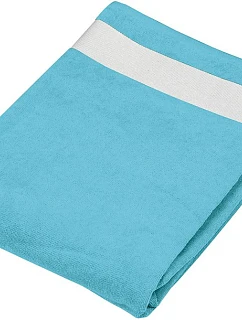 Kariban K 118 Velurová plážová osuška 20.K118 turquoise/white