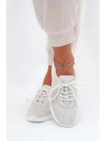 Dámské Kožené Sportovní Boty Vinceza 79532 Bílé